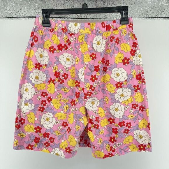 Vero Moda Women's Taya Floral Pull-On Cotton High Waisted Shorts XS - Picture 9 of 13